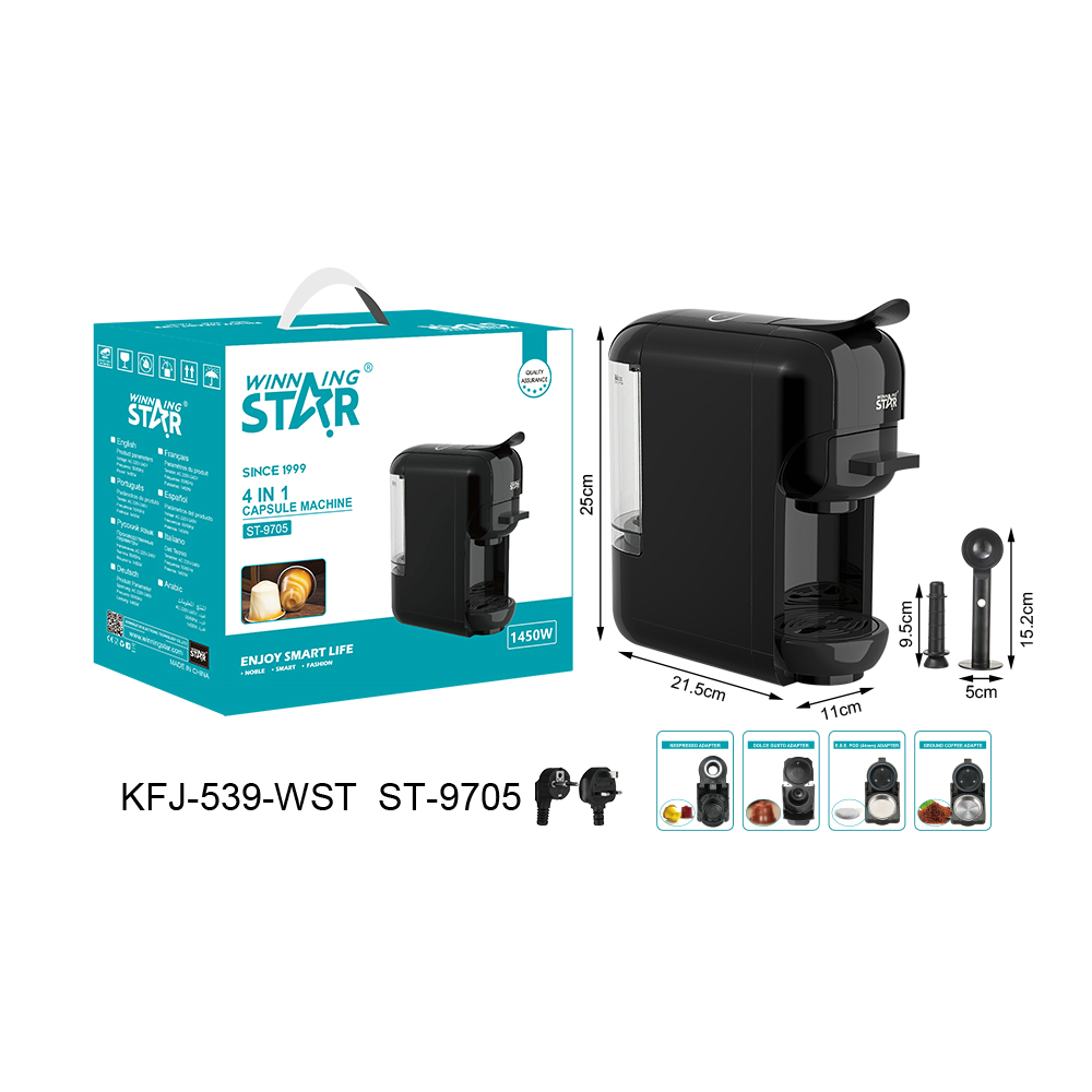Machine à café ST-9705 WINNINGSTAR 0,6 L, 1450 W