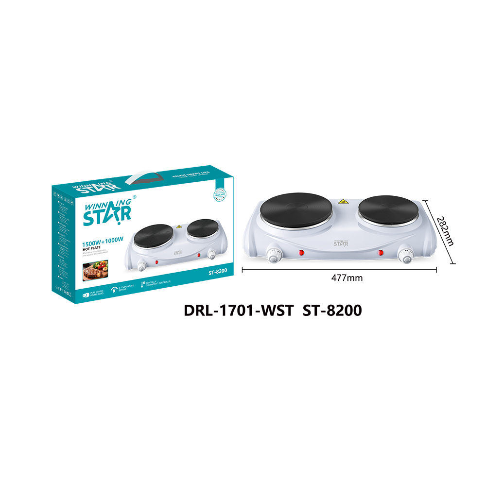Cuisinière électrique ST-8200 WINNINGSTAR 2500 W