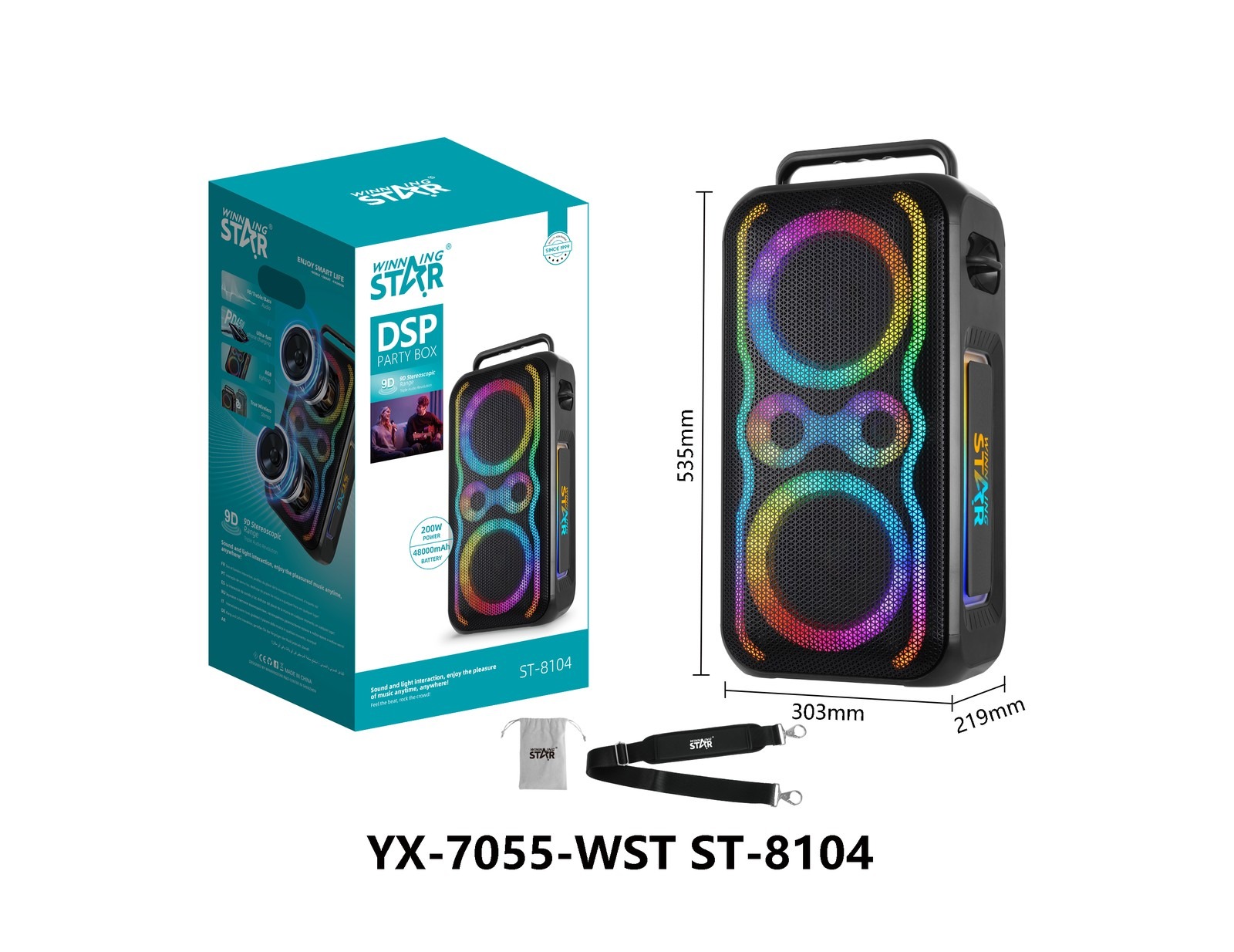 Enceinte ST-8104 WINNINGSTAR