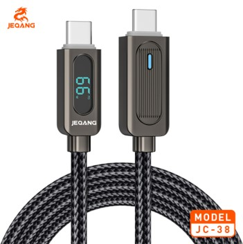 JC-38Lightning digital display c-cbraidFast charging