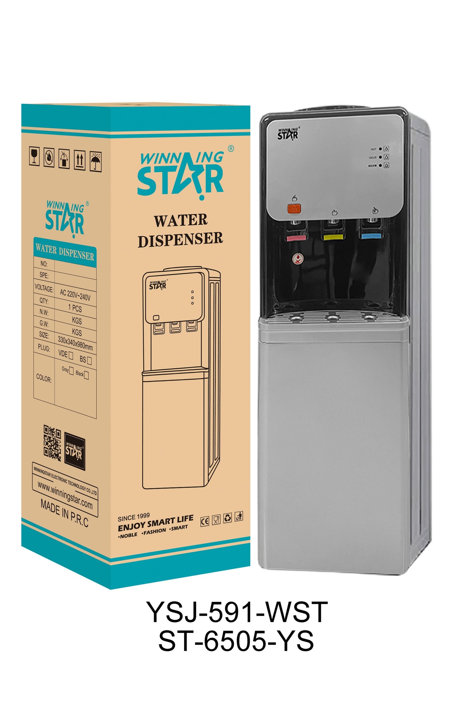 Fontaine à eau sur pied ST-6505-YS WINNINGSTAR