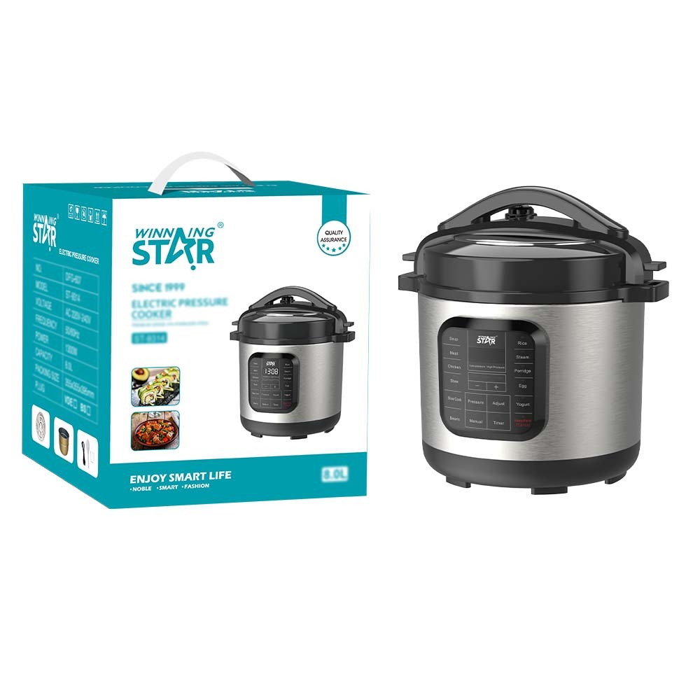 Autocuiseur électrique ST-9314 WINNINGSTAR à vapeur, 8 L, 1300 W