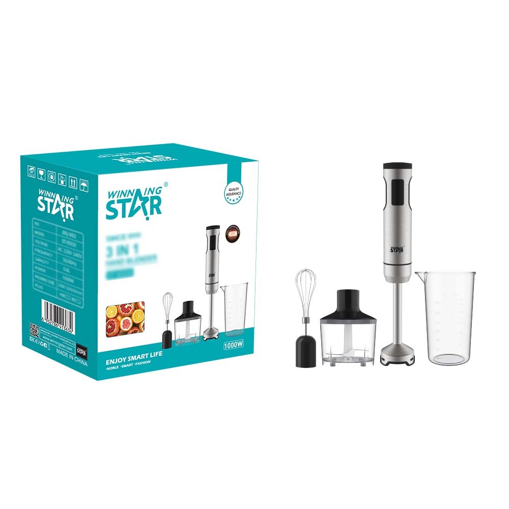 Mixeur à main ST-6500 WINNINGSTAR 0,8 L, 1000 W, à 4 lames