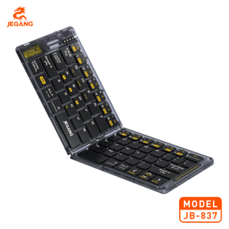 JB-837 transparent Foldable Bleutooth Keyboard