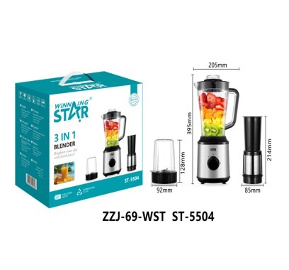 Extracteur de jus ST-5504 WINNINGSTAR 3 en 1, 1,8 L
