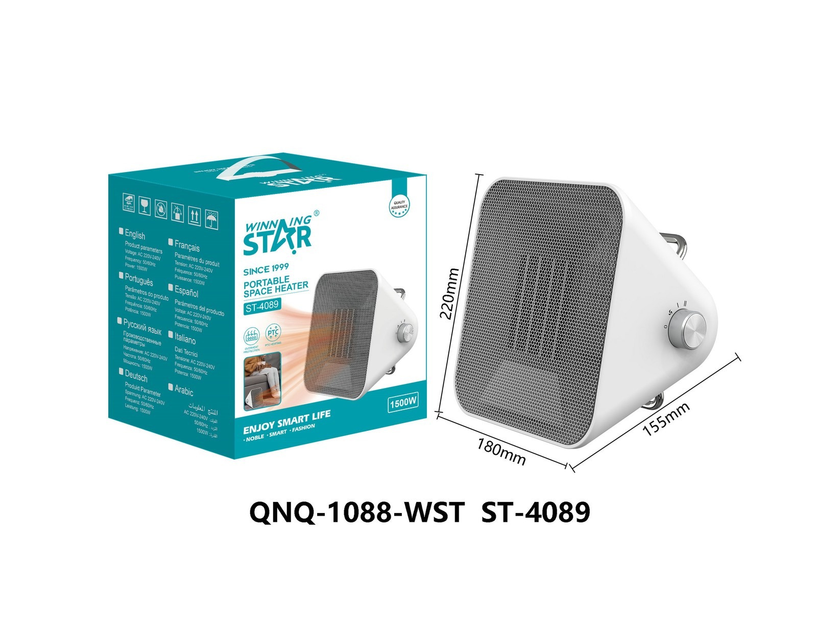 Chauffage ST-4089 WINNINGSTAR 1500 W