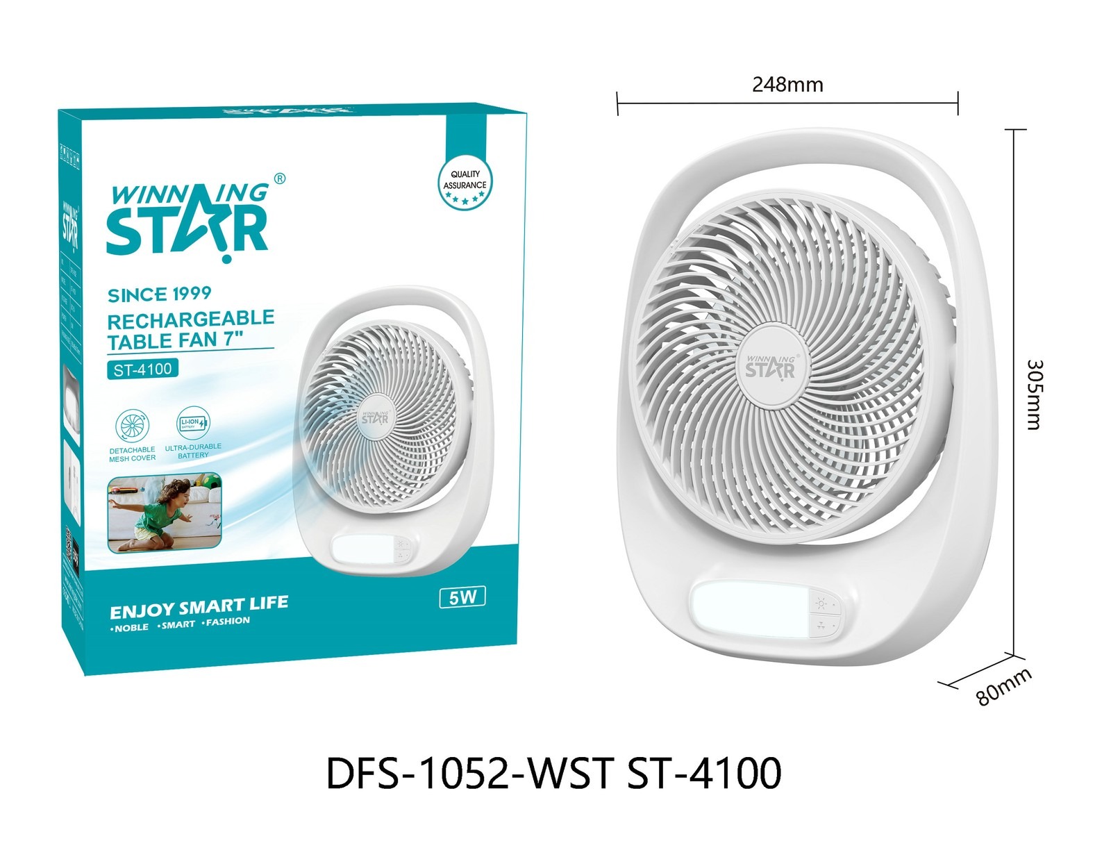 Ventilateur électrique ST-4100 WINNINGSTAR