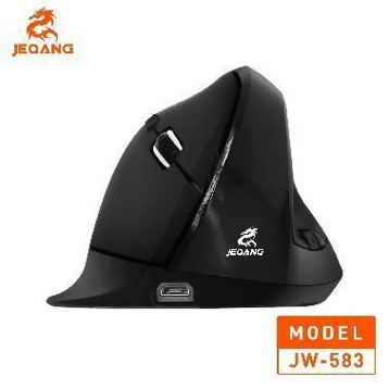 Souris Verticale Ergonomique JW-583 – Dual-Mode (BT + 2.4G) – Nouvelle Génération Éco-Énergie – Haute Précision 2400 DPI – Rechargeable