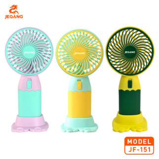 Mini Ventilateur Portable JF-151 – Ultra-Léger – Usage Main & Bureau
