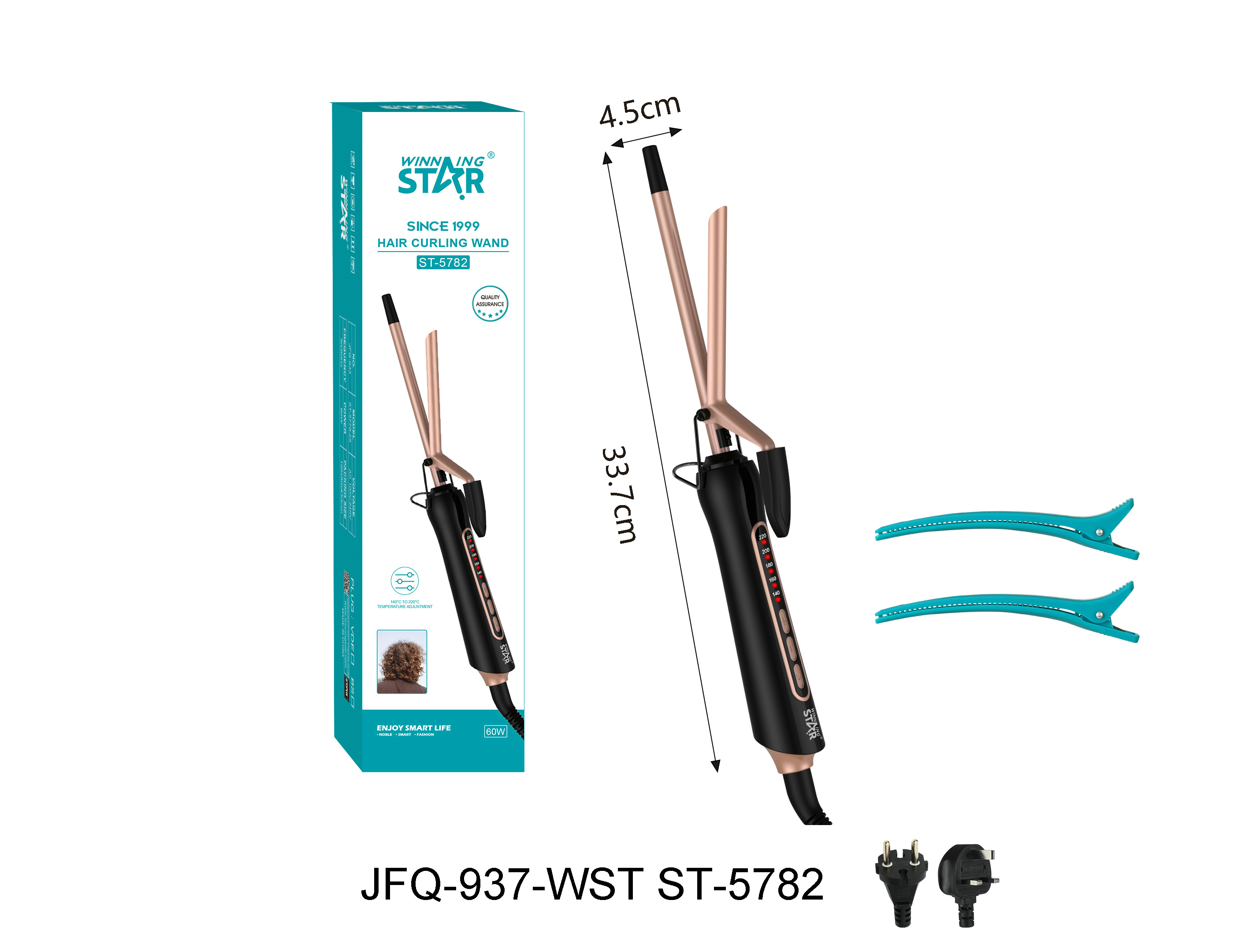 Fer à friser ST-5782 WINNINGSTAR