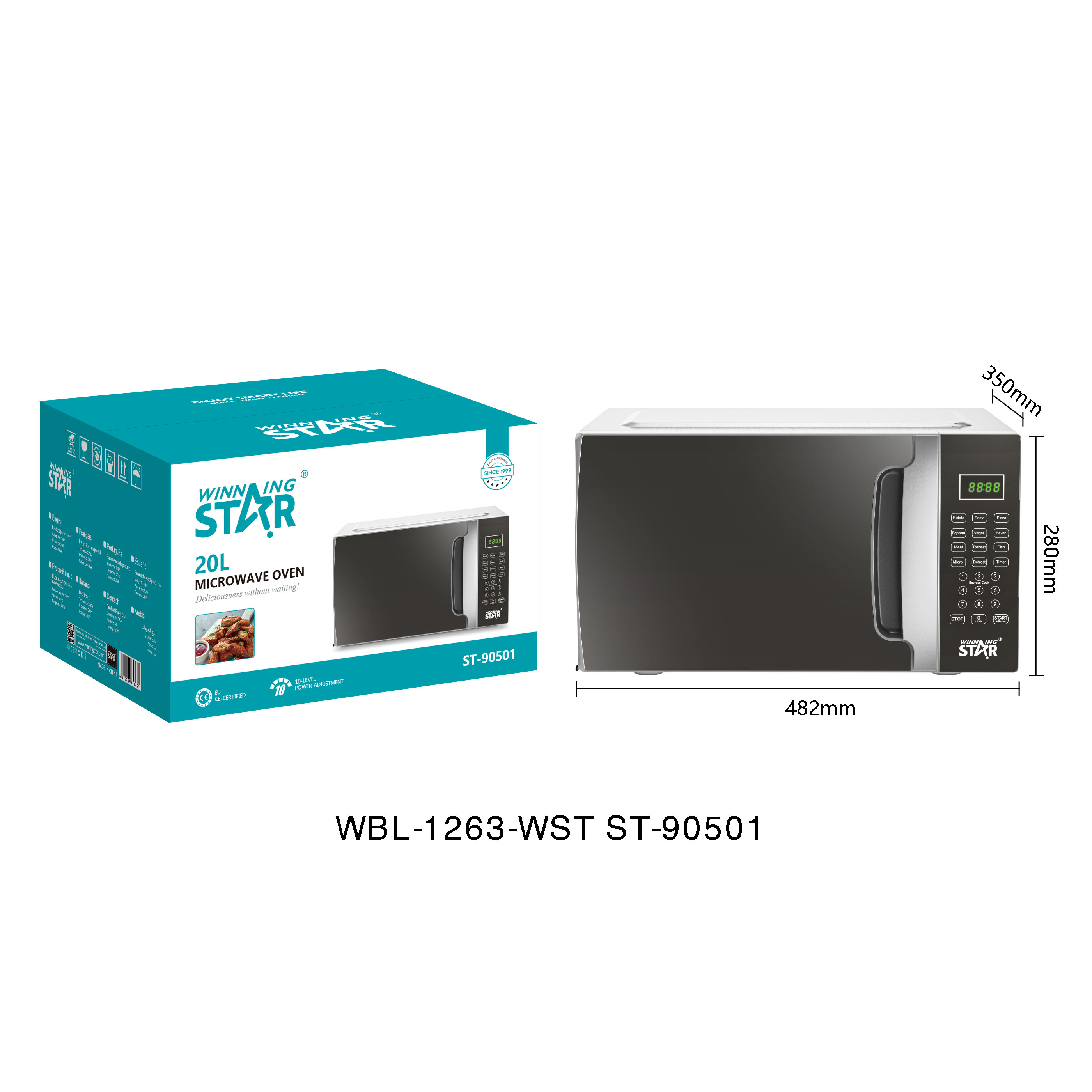 Four à micro-ondes ST-90501 WINNINGSTAR 23 L