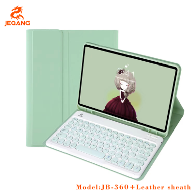 Clavier Bluetooth Portable JB-360 avec Étui Support – Ultra-Mince & Touches Rondes – Universel
