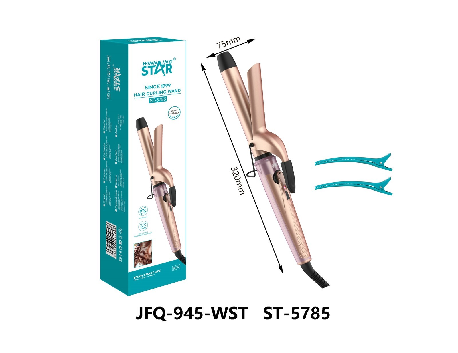 Fer à friser ST-5785 WINNINGSTAR