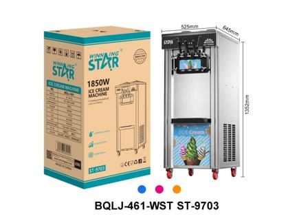 Machine  à glaçons ST-9703 WINNINGSTAR avec affichage numérique, professionnel, 1850 W