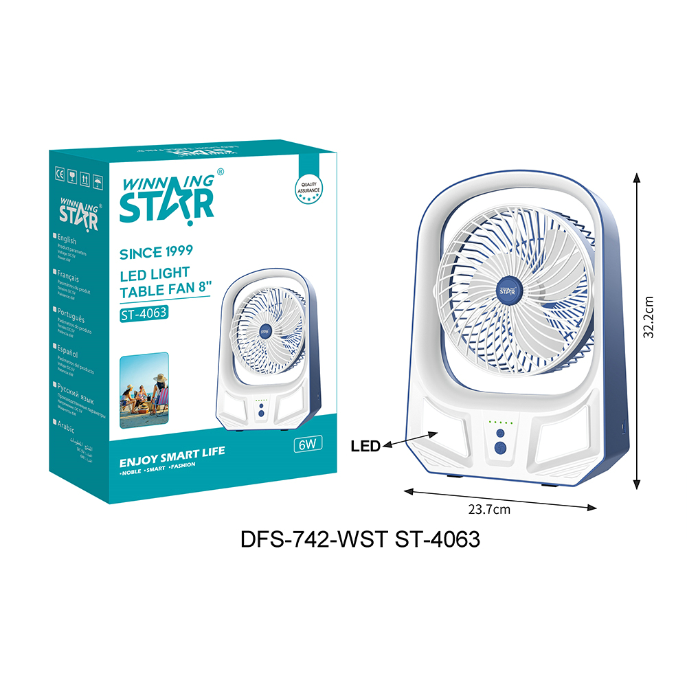 Ventilateur électrique ST-4064 WINNINGSTAR - Blanc