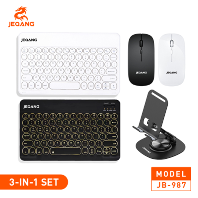 JB-987 BT keyboard+ mouse+ bracket 3N1