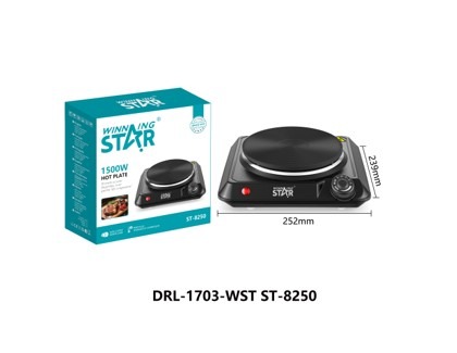 Cuisinière électrique ST-8250 WINNINGSTAR 1500 W