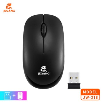 Souris Sans Fil JW-218B – 2.4G Wireless – Design Ambidextre & Ultra-Compacte