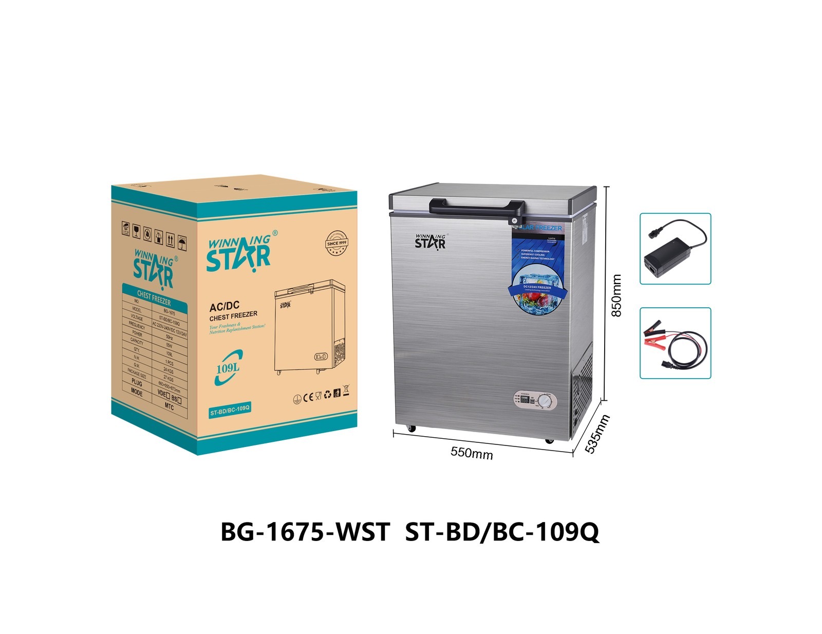 Congélateur ST-BD WINNINGSTAR 109 L