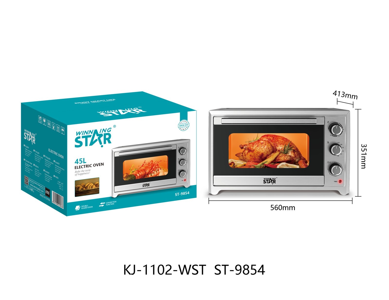 Four ST-9854 WINNINGSTAR 45 L