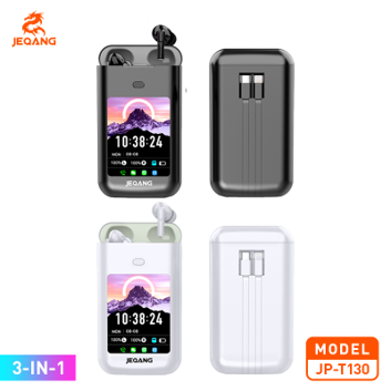 JP-T130 3N1 power bank+ TWS+ Flashlight 10000mAH 22.5W