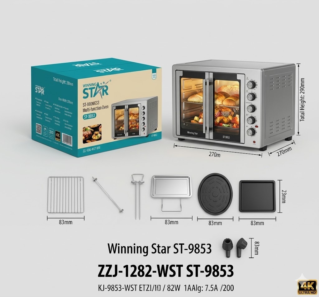 Four à portes françaises ST-9853 WINNINGSTAR 120 L