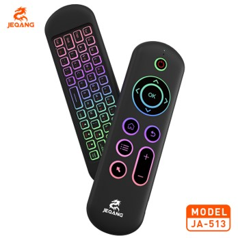 JA-513 2.4G wireless and Bleutooth RGB air mouse