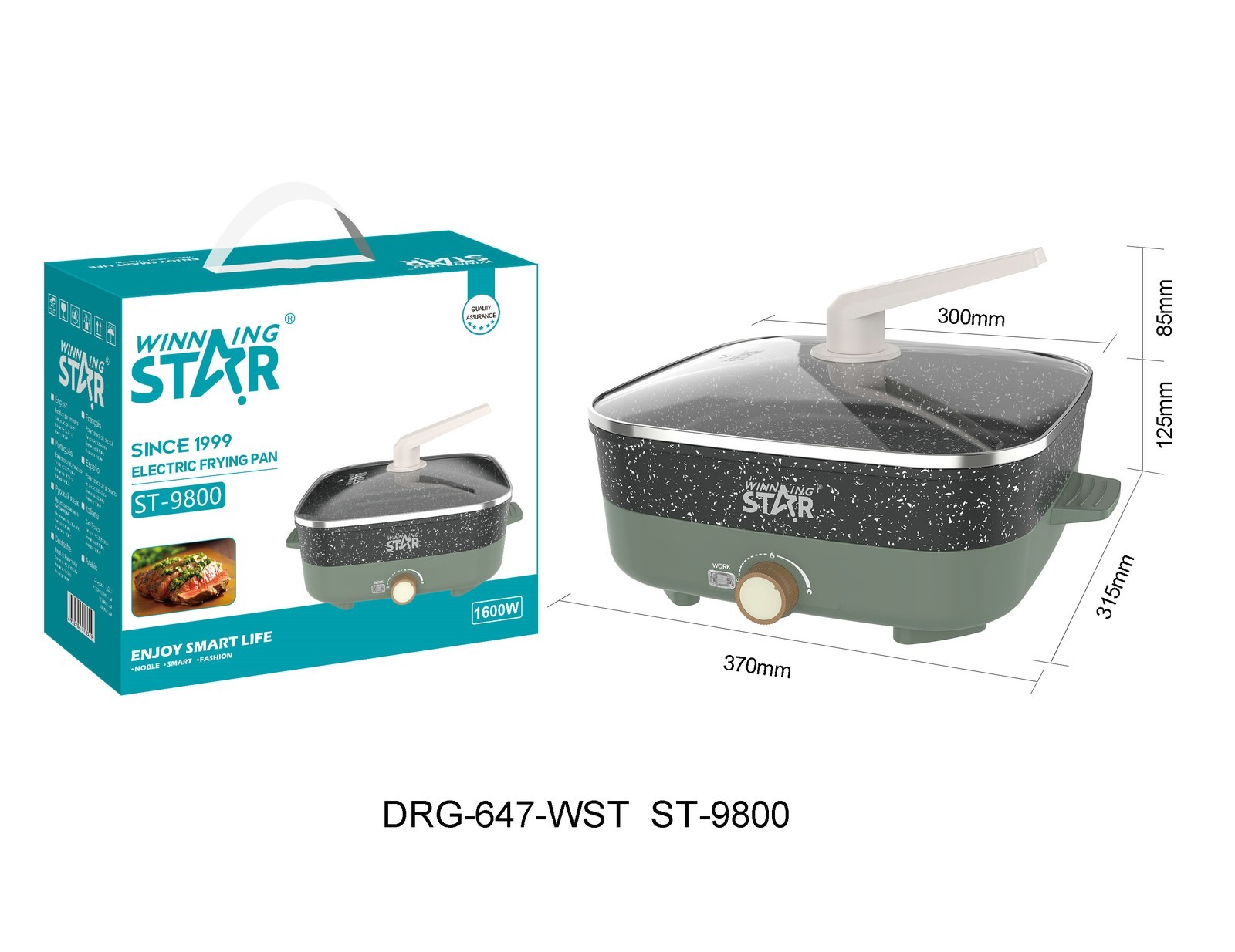 Fondue électrique ST-9800 WINNINGSTAR 4,5 L