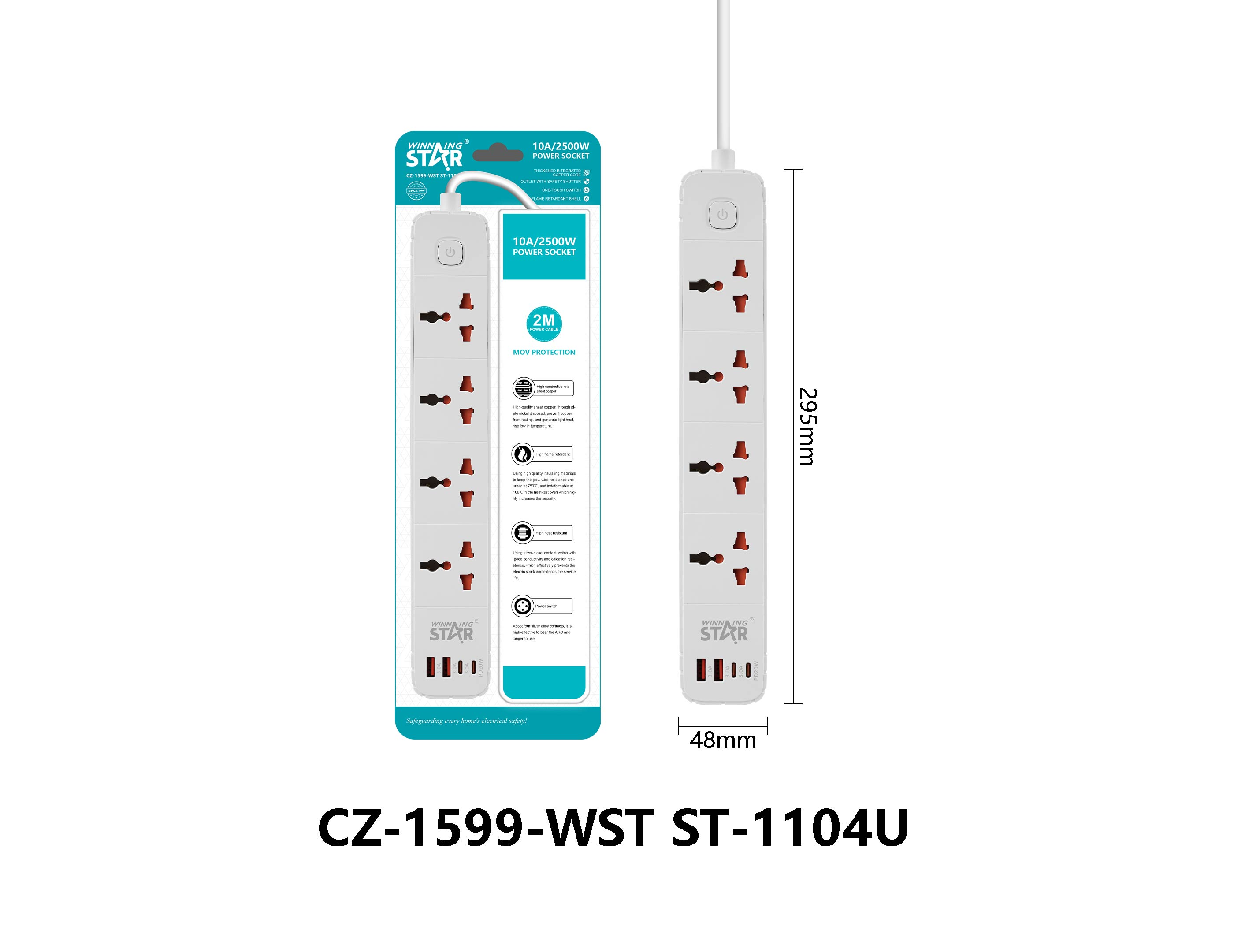 Prise ST-1104U WINNINGSTAR