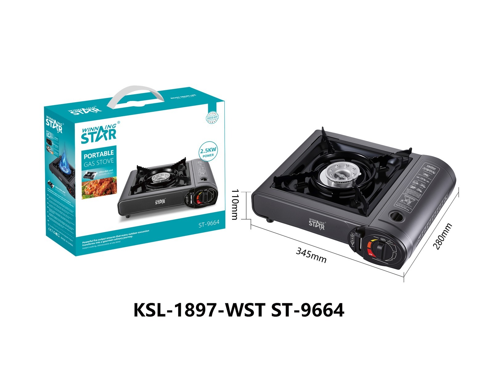 Réchaud portable ST-9664 WINNINGSTAR portable