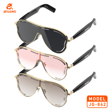 Lunettes de Soleil Audio JG-862 – Son Stéréo Sans Fil & Contrôle Tactile