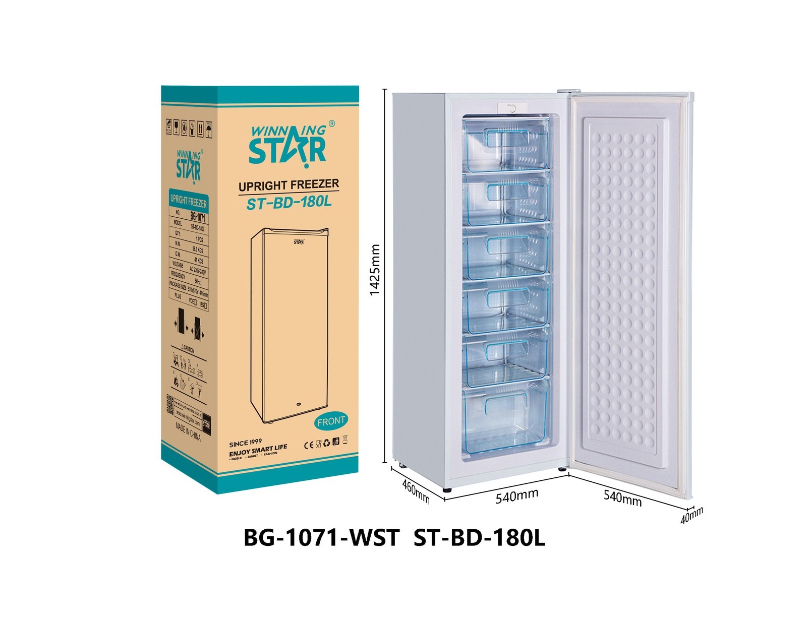 Congélateur ST-BD-180L WINNINGSTAR 180 L