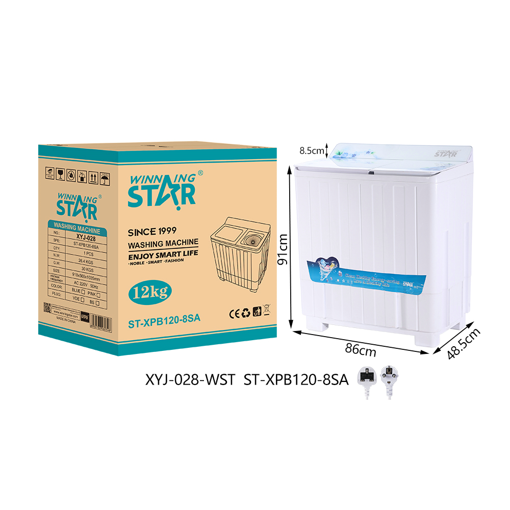 Lave-linge ST-XPB120-8SA WINNINGSTAR étanche IPX4