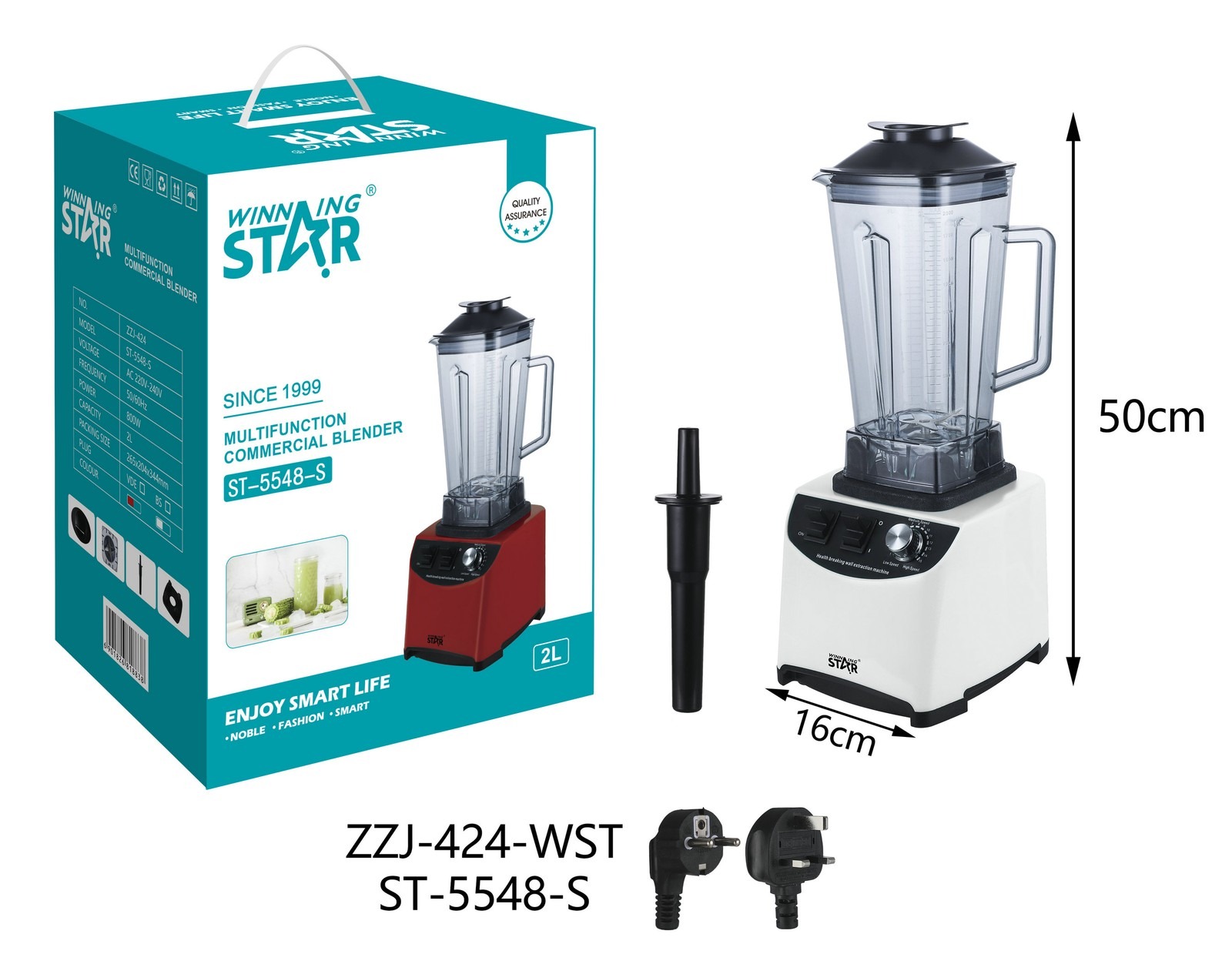 Mixeur ST-5548-S WINNINGSTAR 2 L