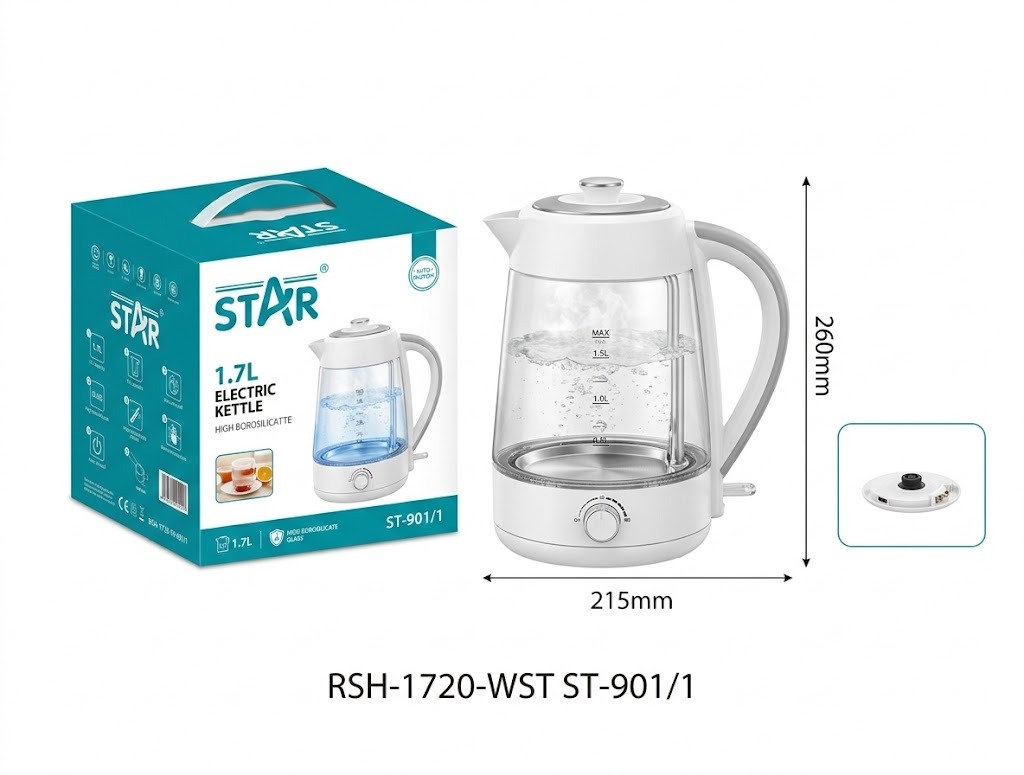 Bouilloire électrique ST-6050 WINNINGSTAR 1,7 L