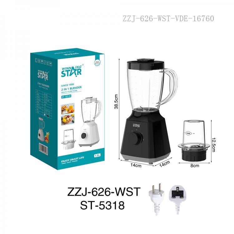 Extracteur de jus ST-5318 WINNINGSTAR 2 en 1, 1,5 L