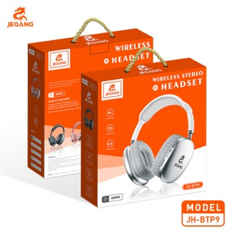 Casque Bluetooth JH-BTP9 "Glossy Edition" – Finition UV Brillante – Radio FM & Carte SD