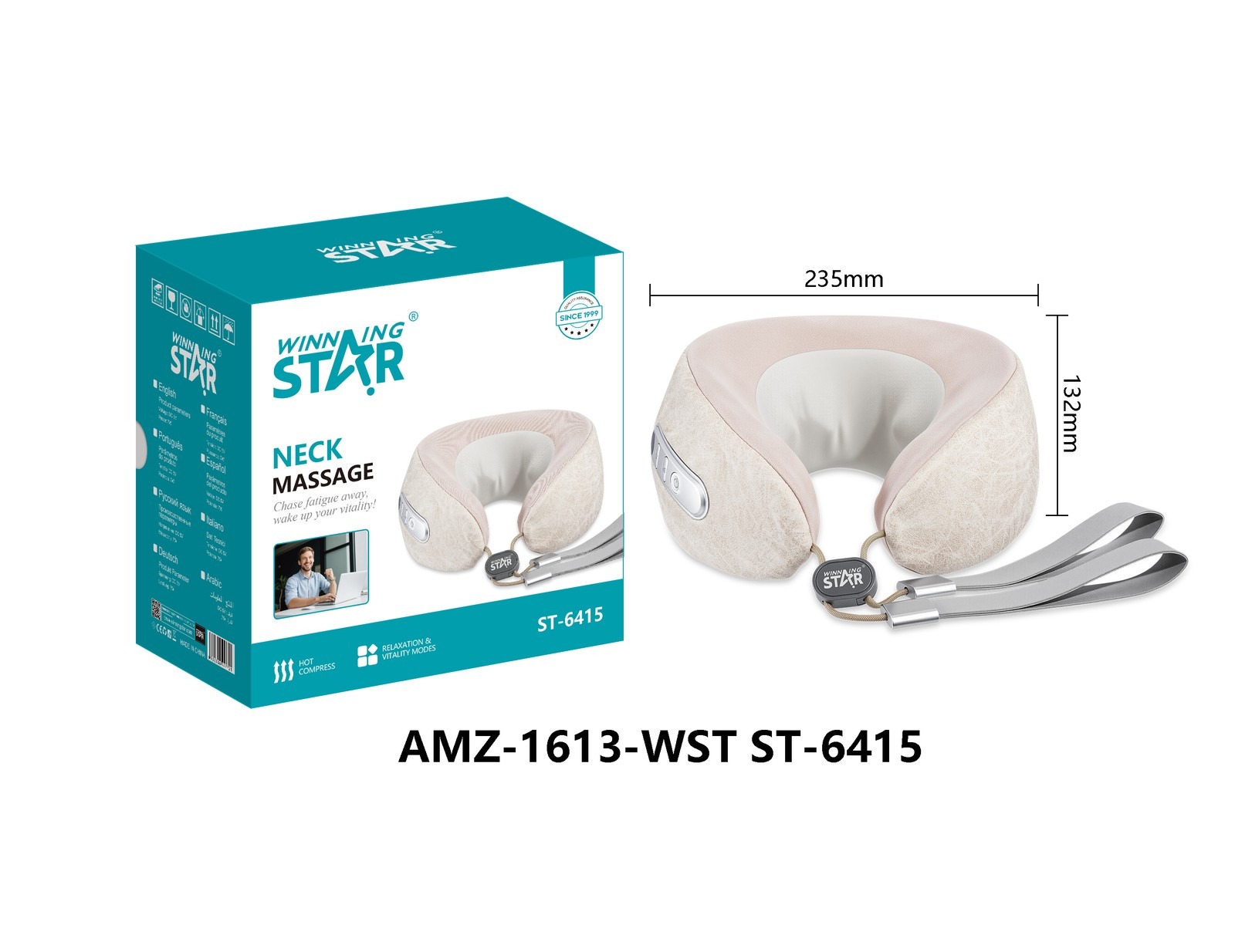 Appareil de massage ST-6402 WINNINGSTAR - blanc cassé