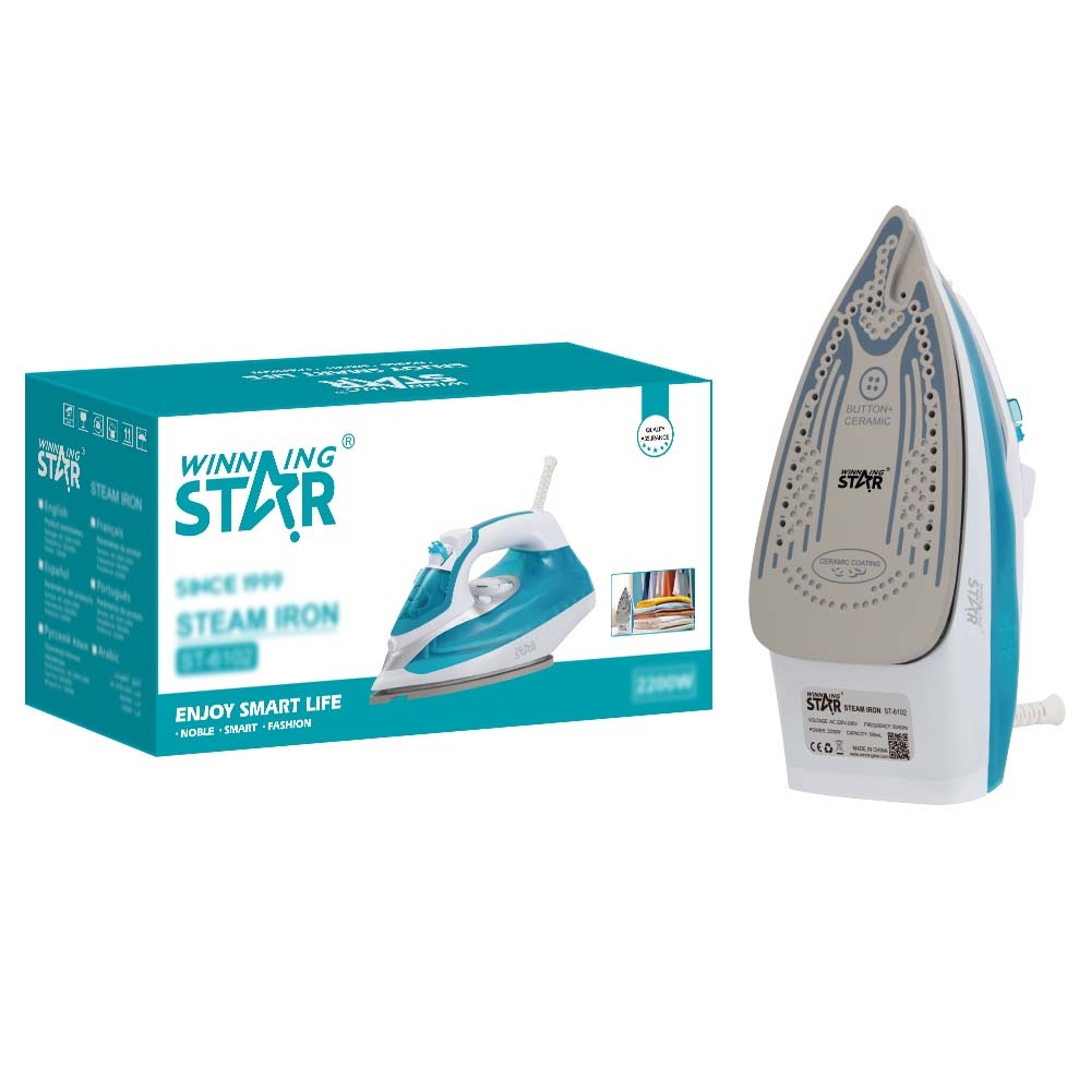 Fer à repasser ST-6102 WINNINGSTAR à vapeur, 2200 W