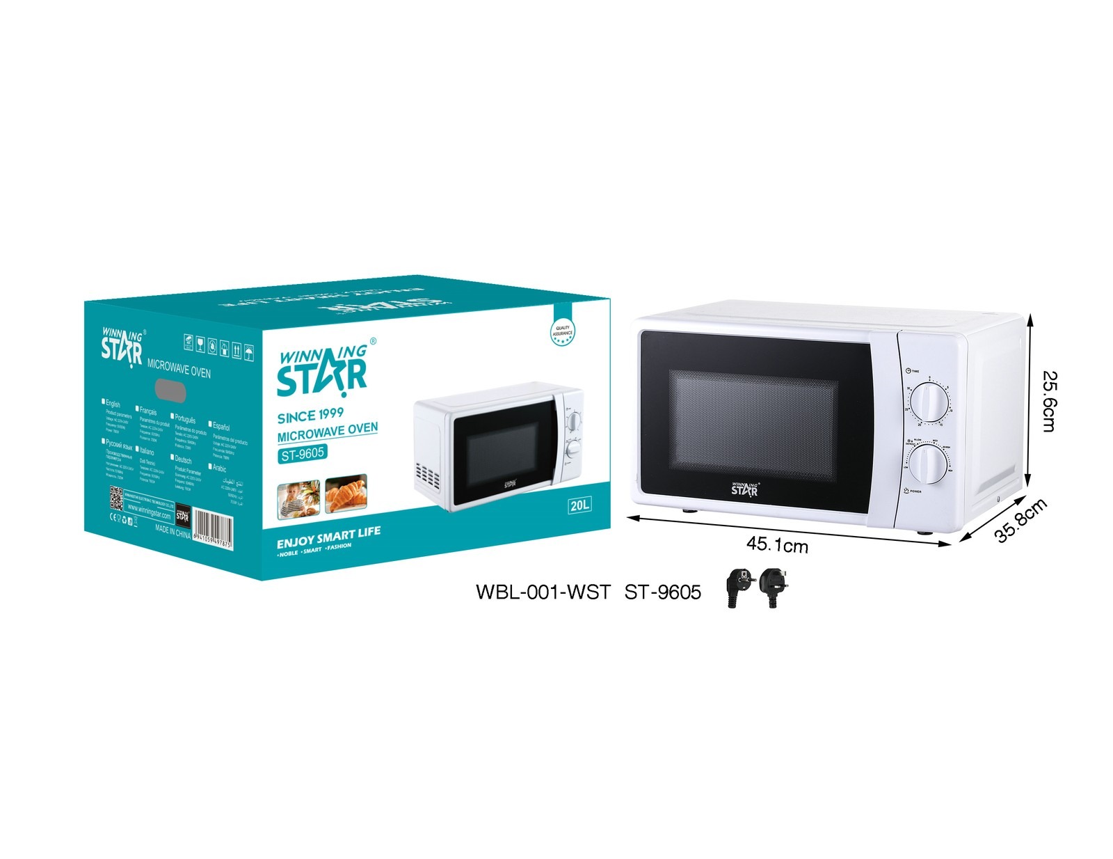 Four à micro-ondes ST-9605 WINNINGSTAR 20 L