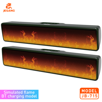 Enceinte Bluetooth "Flame Effect" JB-715 – 30W Stéréo – Ambiance & Son Haute Fidélité