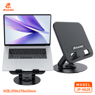 Support 3-en-1 JP-H628 – Rotation 360° pour Ordinateur, Tablette et Lecture
