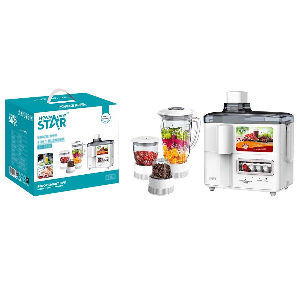 Extracteur de jus ST-5558 WINNINGSTAR 4 en 1, 1,5 L