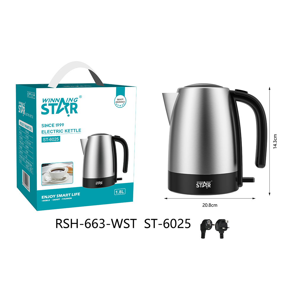Bouilloire électrique ST-6025 WINNINGSTAR 1,8 L, 1500 W