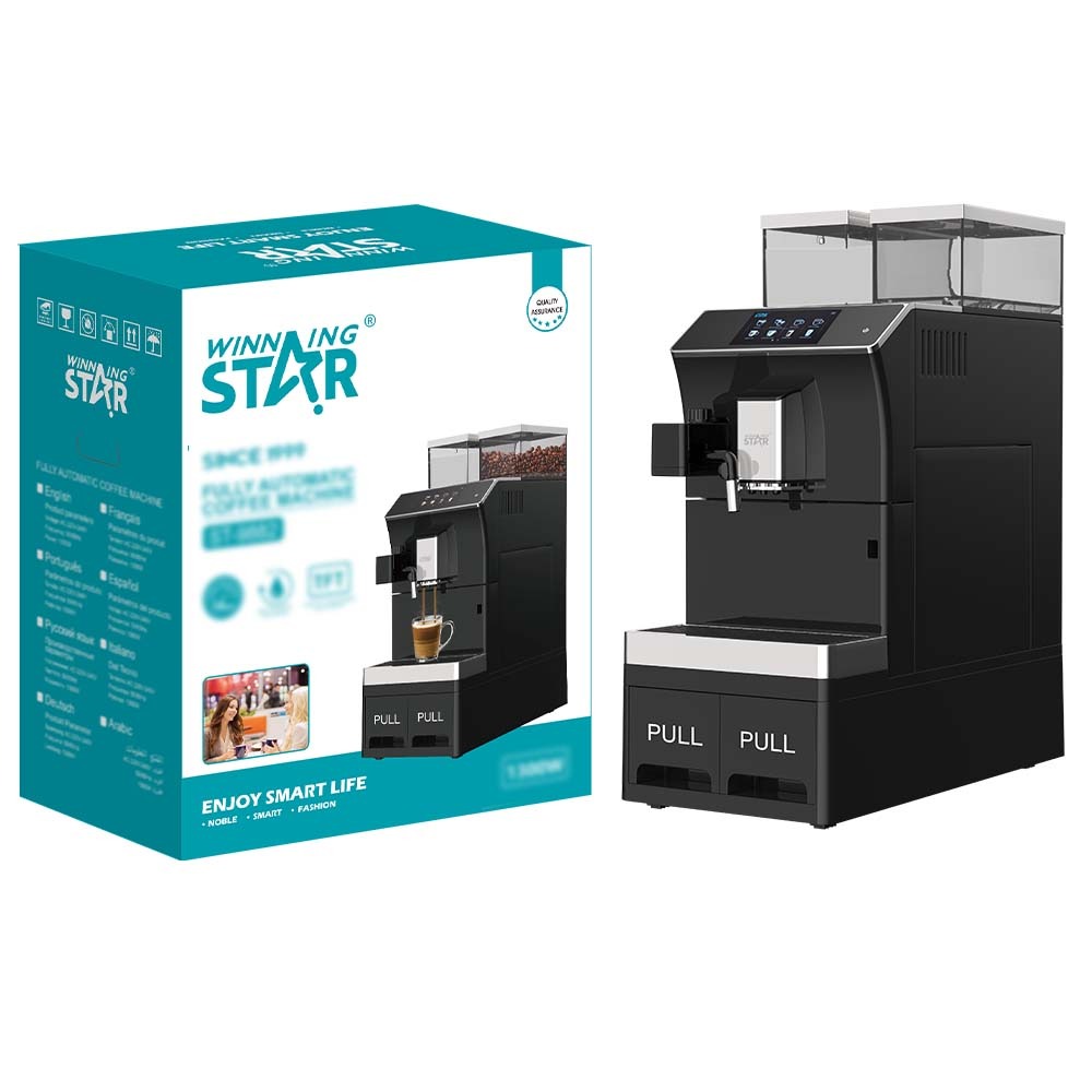 Machine à café ST-9882 WINNINGSTAR professionnel, entièrement automatique, à vapeur