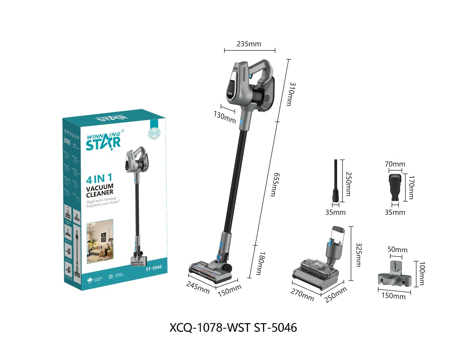 Aspirateur à main ST-5046 WINNINGSTAR