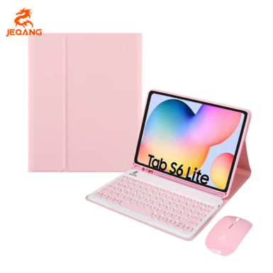 Clavier Bluetooth Portable JB-362 avec Étui Support – Ultra-Mince – Touches Rondes Silencieuses