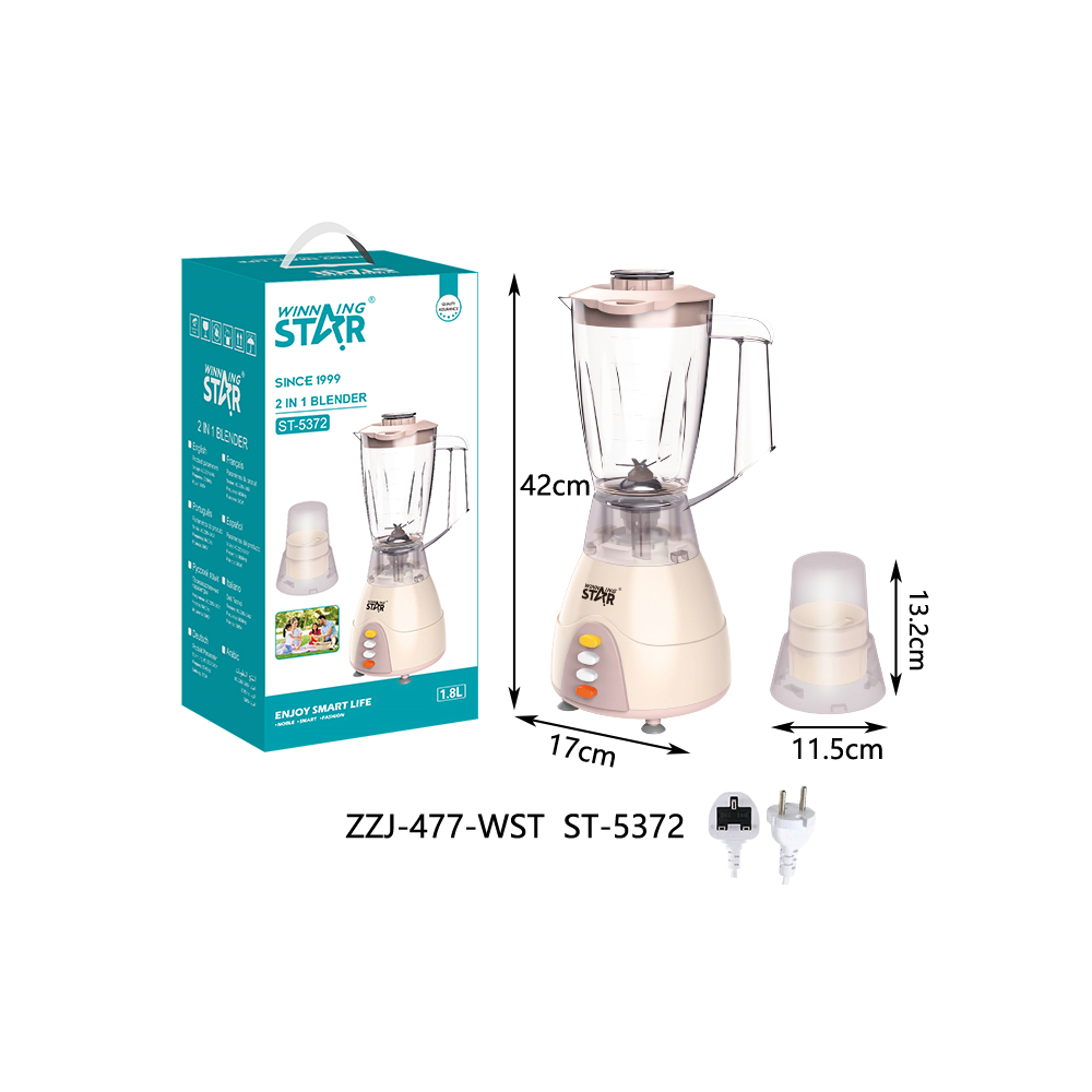 Extracteur de jus ST-5372 WINNINGSTAR 2 en 1, 1,8 L