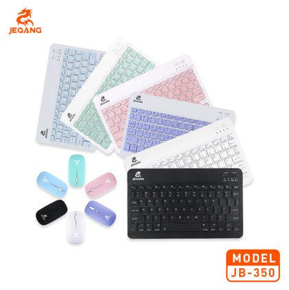Combo Bluetooth JB-350 – Clavier Rechargeable Haute Performance & Souris Précise – Autonomie 40h+ – Design Slim & Robuste