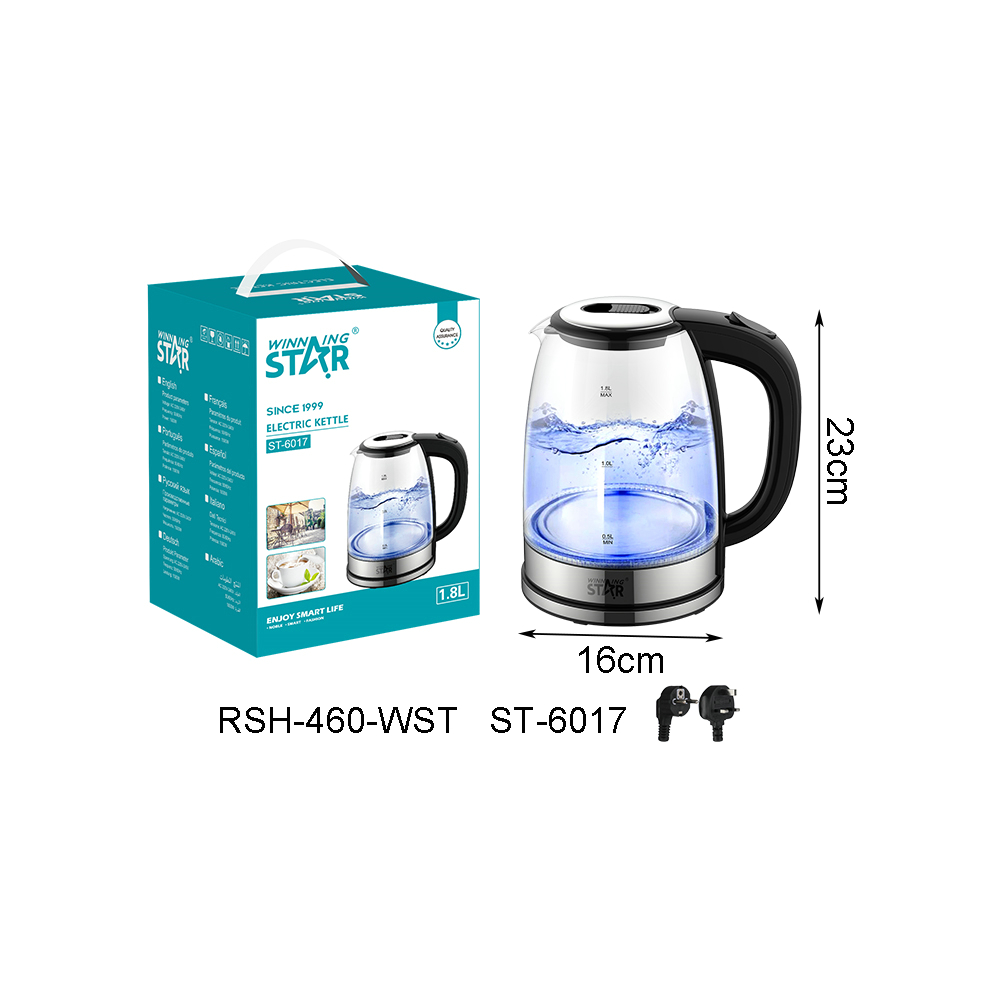 Bouilloire électrique ST-6017 WINNINGSTAR 1,8 L, 1500 W